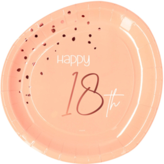 Lush Blush Happy 18th -pahvilautaset