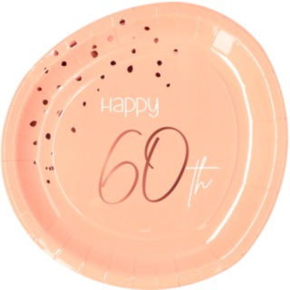 Lush Blush Happy 60th -pahvilautaset
