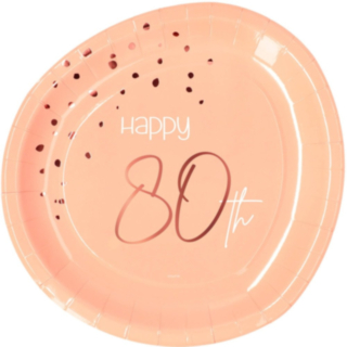 Lush Blush Happy 80th -pahvilautaset