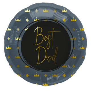Best Dad Foliopallo Tummansininen