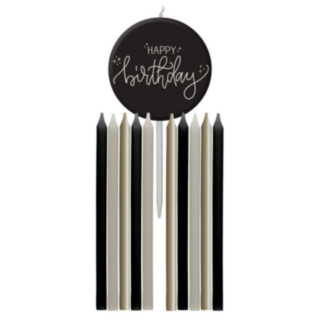 Happy Birthday Kakkukyntiilät Crème Noir