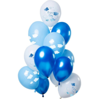 It's A Boy siniset ilmapallot