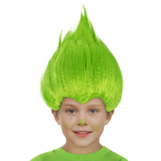Trolls® Lasten Peruukki Vihreä