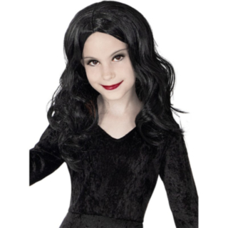 Addams Family® Morticia Addams Lasten Peruukki