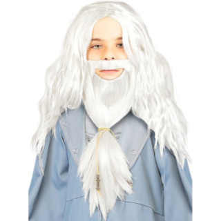 Harry Potter® Dumbledore Peruukki & Parta Lapsille