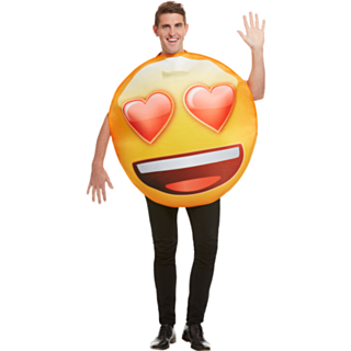 Emoji Sydänsilmähymiö Asu