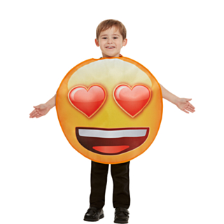 Emoji Sydänsilmät Lastenasu