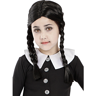 Addams Family® Wednesday Addams Lasten Peruukki