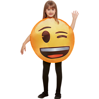 Silmää Iskevä Hymiö Emoji Lastenasu