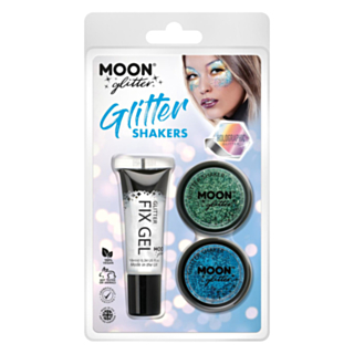 Glitter Meikkisetti Vihreä/Sininen