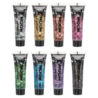 Holograafinen Paksu Glitterigeeli