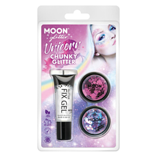 Chunky Glitter Unicorn Meikkisetti