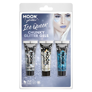 Chunky Glitter Jääkuningatar Geelisetti
