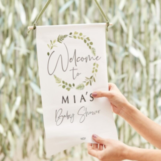 DIY Babyshower Tervetulokyltti