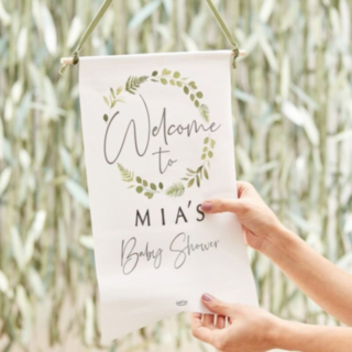 DIY Babyshower Tervetulokyltti