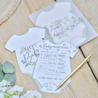 Babyshower Ennustuspeli Kortit