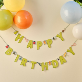 Ötökkä Happy Birthday Koristenauha