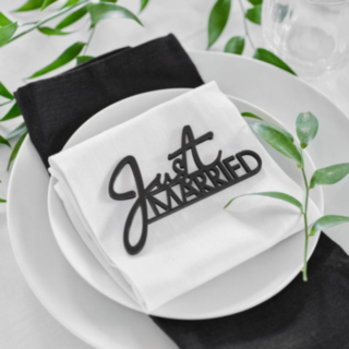 Just Married Pöytäkyltti