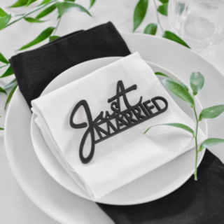 Just Married Pöytäkyltti