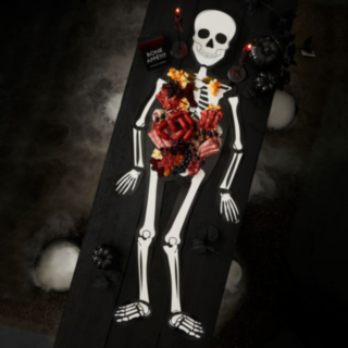 Halloween luuranko buffetsetti