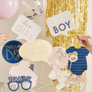 Gender Reveal Valokuvausrekvisiitta
