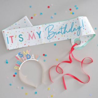 It's My Birthday Olkanauha & Hiuspanta
