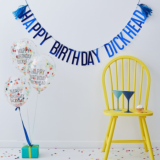 Happy Birthday Dickhead -juhlapaketti