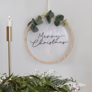 Merry Christmas -joulukranssi