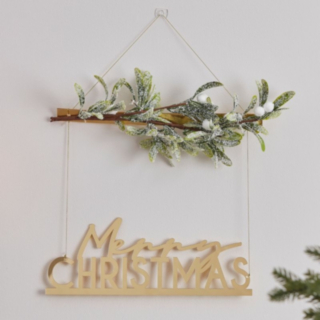Merry Christmas Akryylinen Seinäkoriste