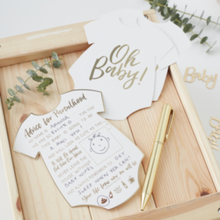 Babyshower Hyvien Neuvojen Kortit