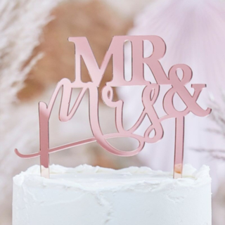 Mr & Mrs Kakkukoriste Akryyliä Ruusukulta