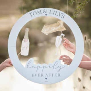 Persoonallinen Happily Ever After -valokuvauskehys