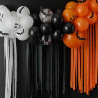 Halloween ilmapallot taustaseinä