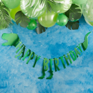 Dinosaur Happy Birthday Kirjainnauha