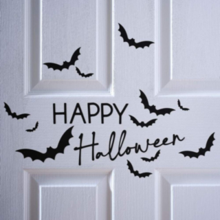 Lepakko Halloween Tarrat