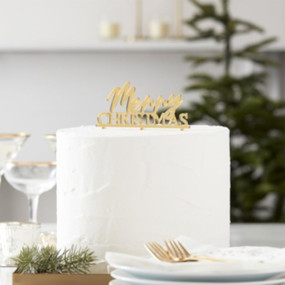 Merry Christmas Kakkukoriste Kulta