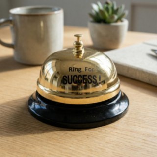 Ring for SUCCESS Vastaanottokello Kulta