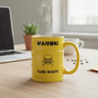 Toxic Waste Muki Keltainen