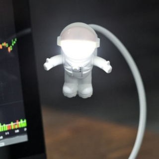 Astronautti USB Lamppu Valkoinen
