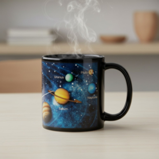 Aurinkokunta Väriä Vaihtava Muki
