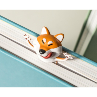 Koira Shiba Inu 3D Kirjanmerkki