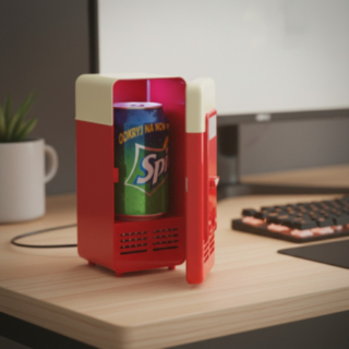 Mini USB Jääkaappi Punainen
