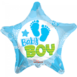 Baby Boy -tähtifoliopallo
