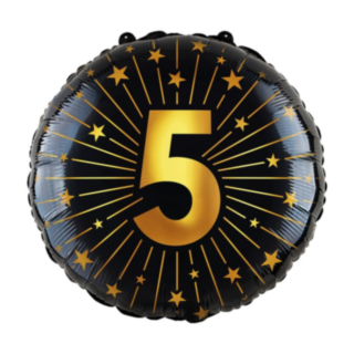 5-Vuotis Golden Celebrations Folioilmapallo