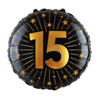 15-Vuotis Golden Celebrations Folioilmapallo