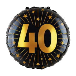 40-Vuotis Golden Celebrations Folioilmapallo