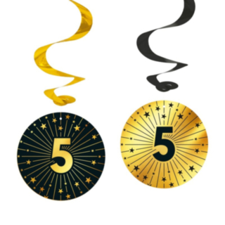 5-vuotis Golden Celebrations Kierrekoristeet
