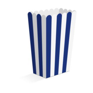 Raidalliset Popcorn-astiat Laivastonsininen