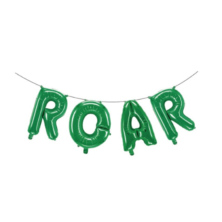 ROAR Dinosaur Folioilmapallo Vihreä
