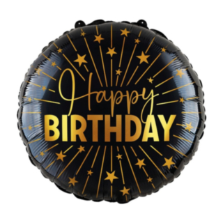Happy Birthday Golden Celebrations Suuri Folioilmapallo